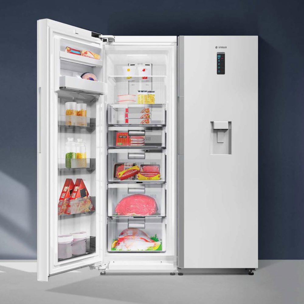 یخچال فریزر دو قلو 38 فوت اسنوا SRDI-M210 - Image 3
