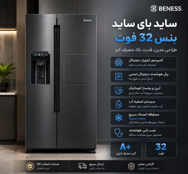 ساید بای ساید بنس ۳۲ فوت مدل اگنس